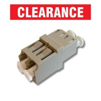 Adaptor LC Duplex MM UPC Beige